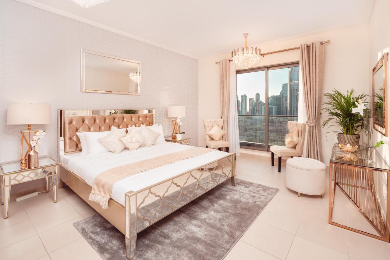Elite Royal Apartment - Panoramic Full Burj Khalifa, Fountain & Skyline View - Baron Дубай Экстерьер фото