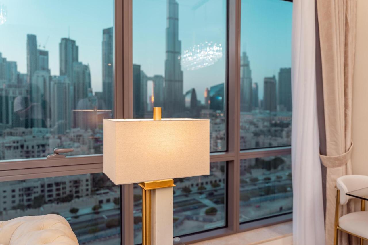 Elite Royal Apartment - Panoramic Full Burj Khalifa, Fountain & Skyline View - Baron Дубай Экстерьер фото